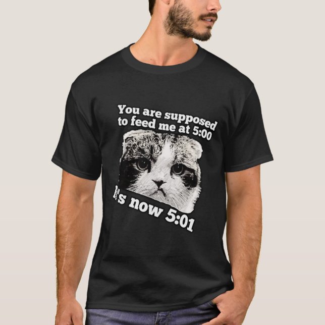 Camiseta Gracioso meme de gatos enojados para los dueños de (Anverso)