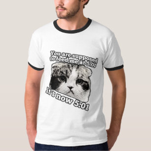 Camiseta Gracioso meme de gatos enojados para los dueños de