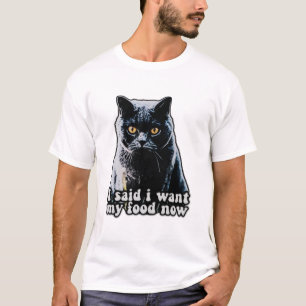 Camiseta Gracioso meme de gatos gruñones para dueños de gat