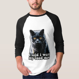 Camiseta Gracioso meme de gatos gruñones para dueños de gat