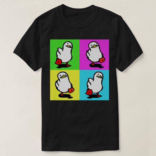 Camiseta Gracioso Meme De Pato Para Hombres Mujeres Gracios (Diseño del anverso)