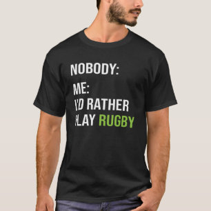 Camiseta Gracioso Meme De Rugby Que Prefiero Tocar Rugby