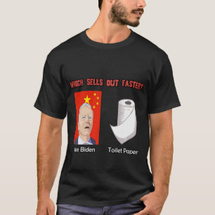 Camiseta Gracioso meme político satírico Joe Biden China