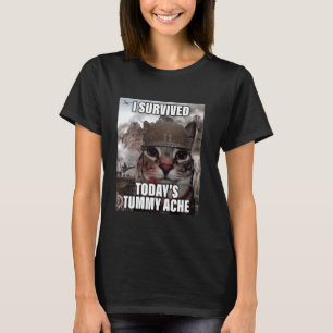 Camiseta Gracioso meme que sobreviví a la melancólica época