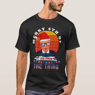 Camiseta Gracioso Meme Santa Joe Biden, 4 De Ustedes Saben