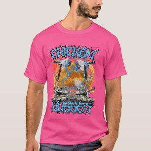 Camiseta Gracioso meme sobre el Bootleg Hardcore con nugget