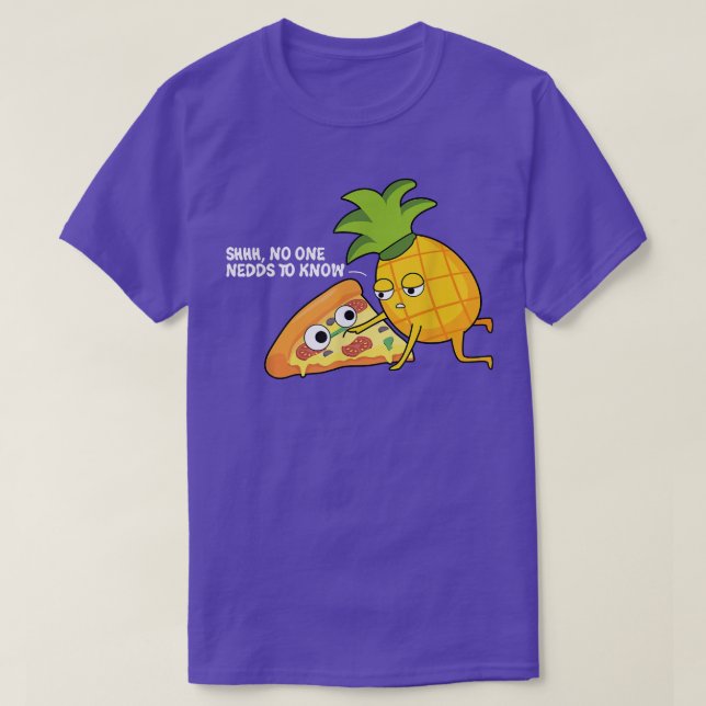Camiseta Gracioso Meme Statement Gift Diseños Hawaii Pizza7 (Diseño del anverso)