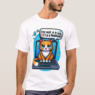 Camiseta Gracioso meme tecnológico de Cat   Cute Programmer