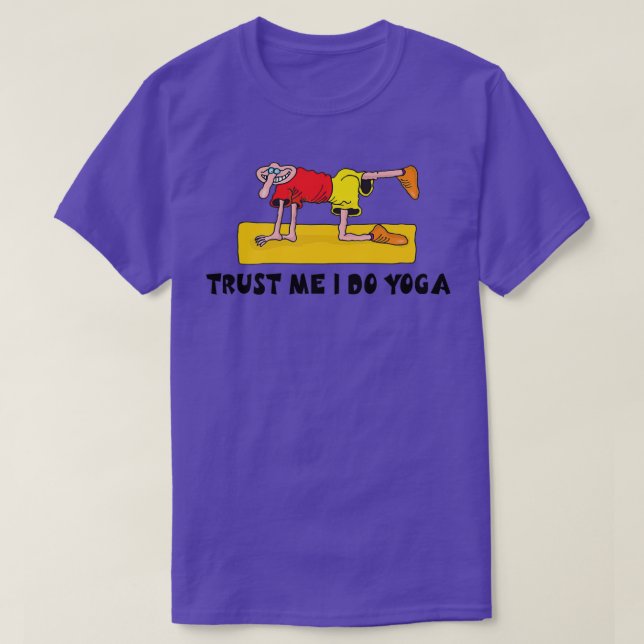 Camiseta Gracioso Menx27s Yoga TShirtTShirt (Diseño del anverso)