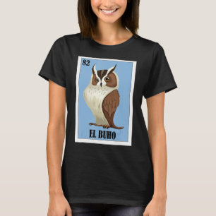 Camiseta Gracioso mexicano para los amantes de las lechuzas