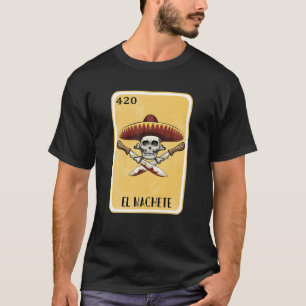 Camiseta Gracioso México Tradicional de Bingo de Lotería