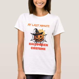 Camiseta Gracioso MI ÚLTIMO MINUTO HALLOWEEN CUSTAME Ghost 