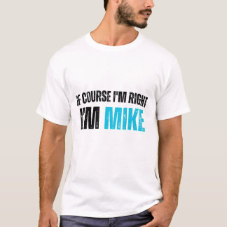 Camiseta Gracioso Mike Cita Humor Sarcástico De Hombre Conf