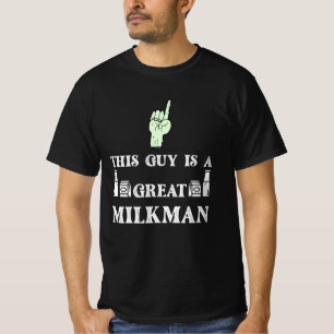 Camiseta Gracioso Milk Man Farmer ideas de regalo para pap