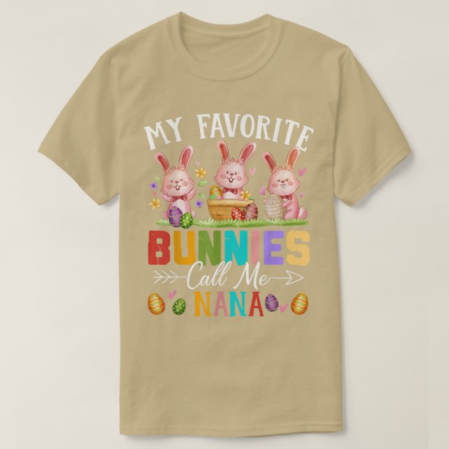 Camiseta Gracioso, mis conejitos favoritos me llaman famili (Diseño del anverso)