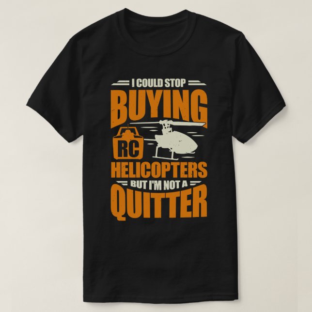 Camiseta Gracioso modelo RC Helicopter Chopper Pilot Gift (Diseño del anverso)