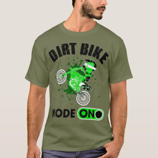 Camiseta Gracioso Modo De Bicicleta De Suciedad En El Regal
