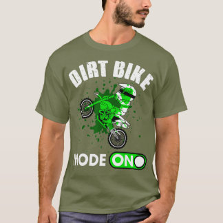 Camiseta Gracioso Modo De Bicicleta De Suciedad En El Regal