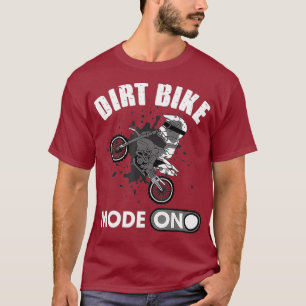 Camiseta Gracioso Modo De Bicicleta De Suciedad En El Regal