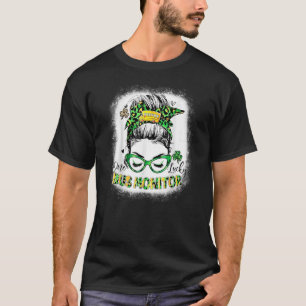 Camiseta Gracioso monitor de autobús escolar con suerte