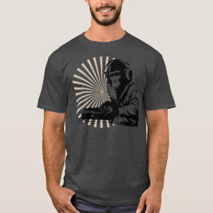 Camiseta gracioso mono dj