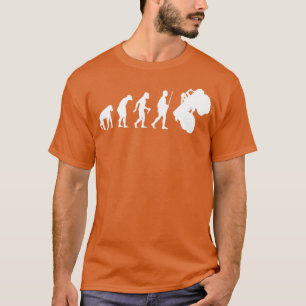 Camiseta Gracioso Monster Tamaño Camión Evolución Regalo RV