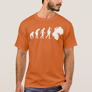 Camiseta Gracioso Monster Tamaño Camión Evolución Regalo RV