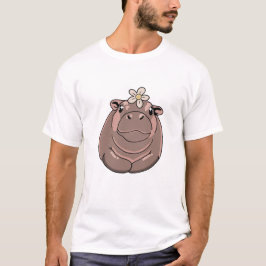 Camiseta Gracioso Moo Deng Hippo Bouncy Pig 2