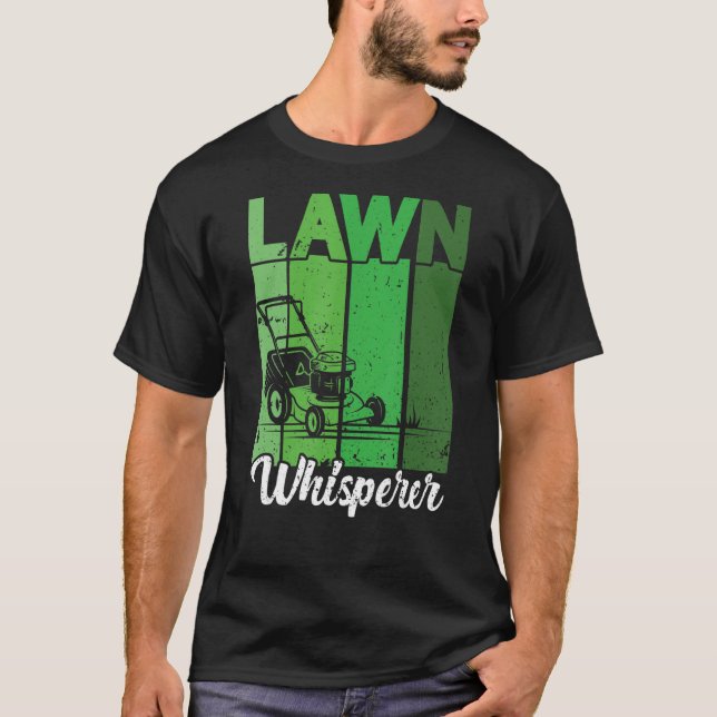 Camiseta Gracioso Mow Lawn Mowing Landscaping Mower Farm Ga (Anverso)