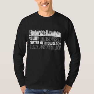 Camiseta Gracioso Mowing De Césped. Jardín Lawn Mower Yard
