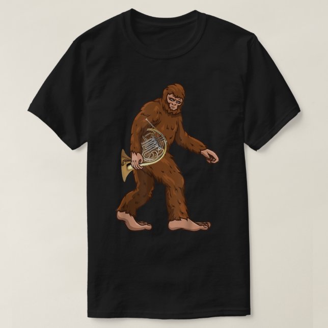 Camiseta Gracioso músico de jugador de fútbol de bocina fra (Diseño del anverso)