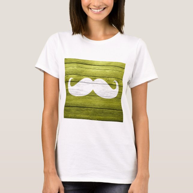 Camiseta Gracioso Mustache Vintage #11 (Anverso)