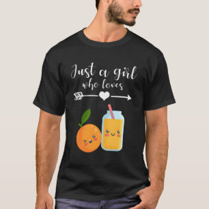 Camiseta Gracioso Naranja Juice Shirt Naranja Juice Lover