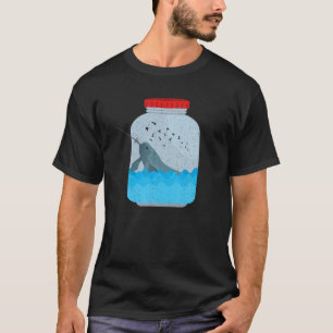 Camiseta Gracioso Narwhal Glass Narwhal Unicorn Del Mar