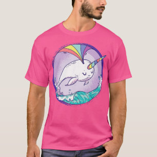Camiseta Gracioso NARWHAL Lover Gifts Cute RAINBOW NARWHALE