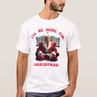 Camiseta Gracioso Navidad de Santa Trump | Acogedor