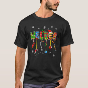 Camiseta Gracioso Navidad galés Holiday Pajamas Xmas Graphi