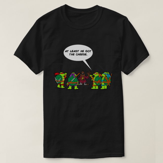 Camiseta Gracioso Ninjas Hilarious Turtle Rat Trap Toque (Diseño del anverso)