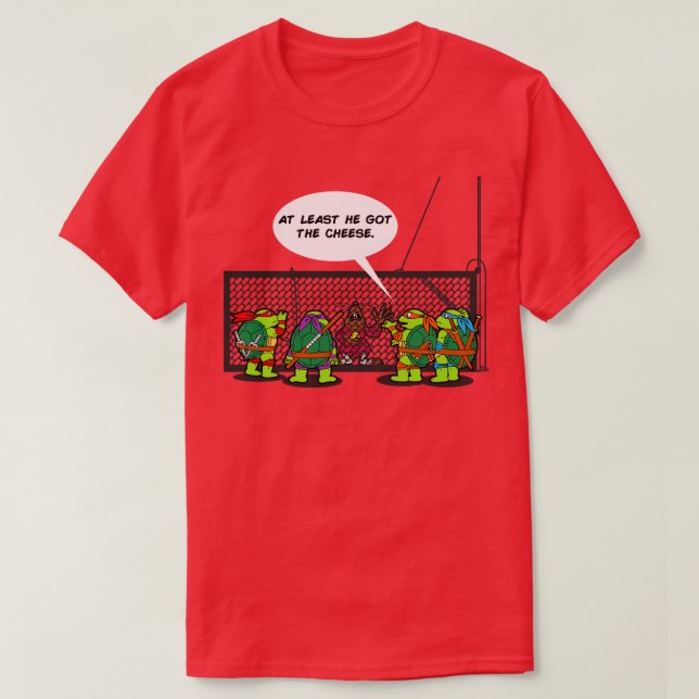 Camiseta Gracioso Ninjas Hilarious Turtle Rat Trap Toque (Diseño del anverso)