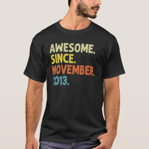 Camiseta Gracioso niño de 9 años desde noviembre de 2013 9