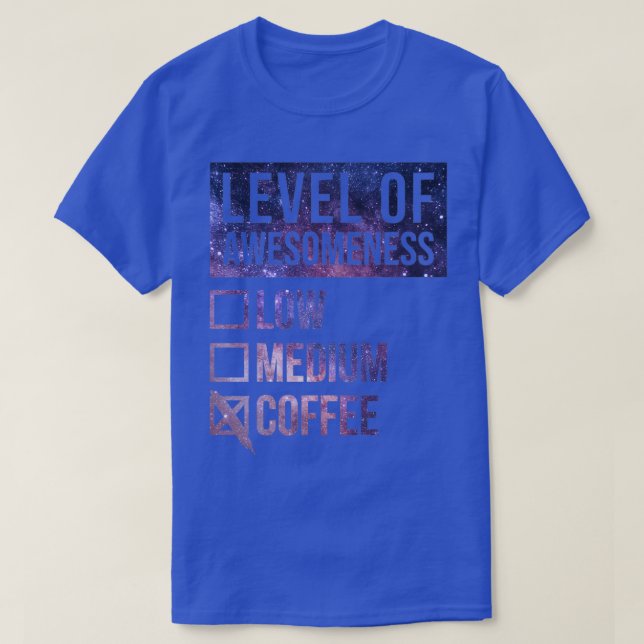 Camiseta Gracioso Nivel De Arte Del Café Barista 3 (Diseño del anverso)