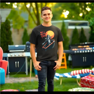 Camiseta Gracioso no es un vampiro gótico matutino