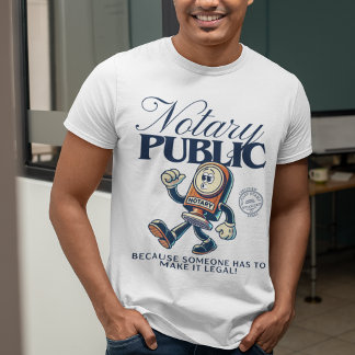 Camiseta Gracioso Notario Público - Humor Notario