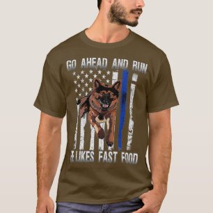 Camiseta Gracioso obsequio a un manipulador de la policía