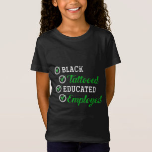 Camiseta Gracioso obsequio de tatosta afroamericano a histo
