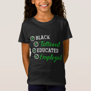 Camiseta Gracioso obsequio de tatosta afroamericano a histo