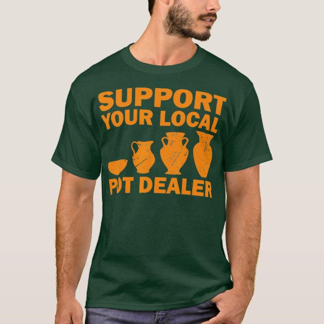 Camiseta Gracioso obsequio de vendedoras para artistas de l (Anverso)