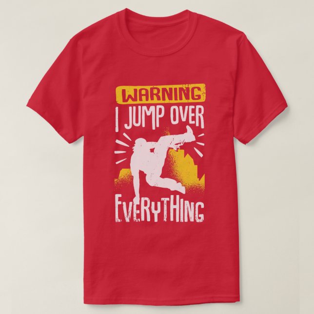 Camiseta Gracioso obsequio Freerunner Parkour Traceur (Diseño del anverso)