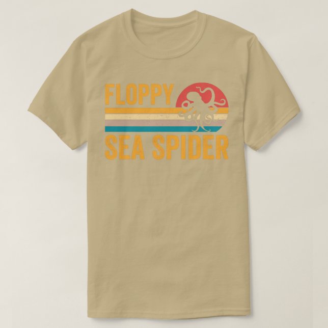 Camiseta Gracioso Octopus Floppy Sea Spider Retro (Diseño del anverso)