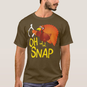 Camiseta Gracioso Oh Acción de Gracias Turquía Cute Wishbon